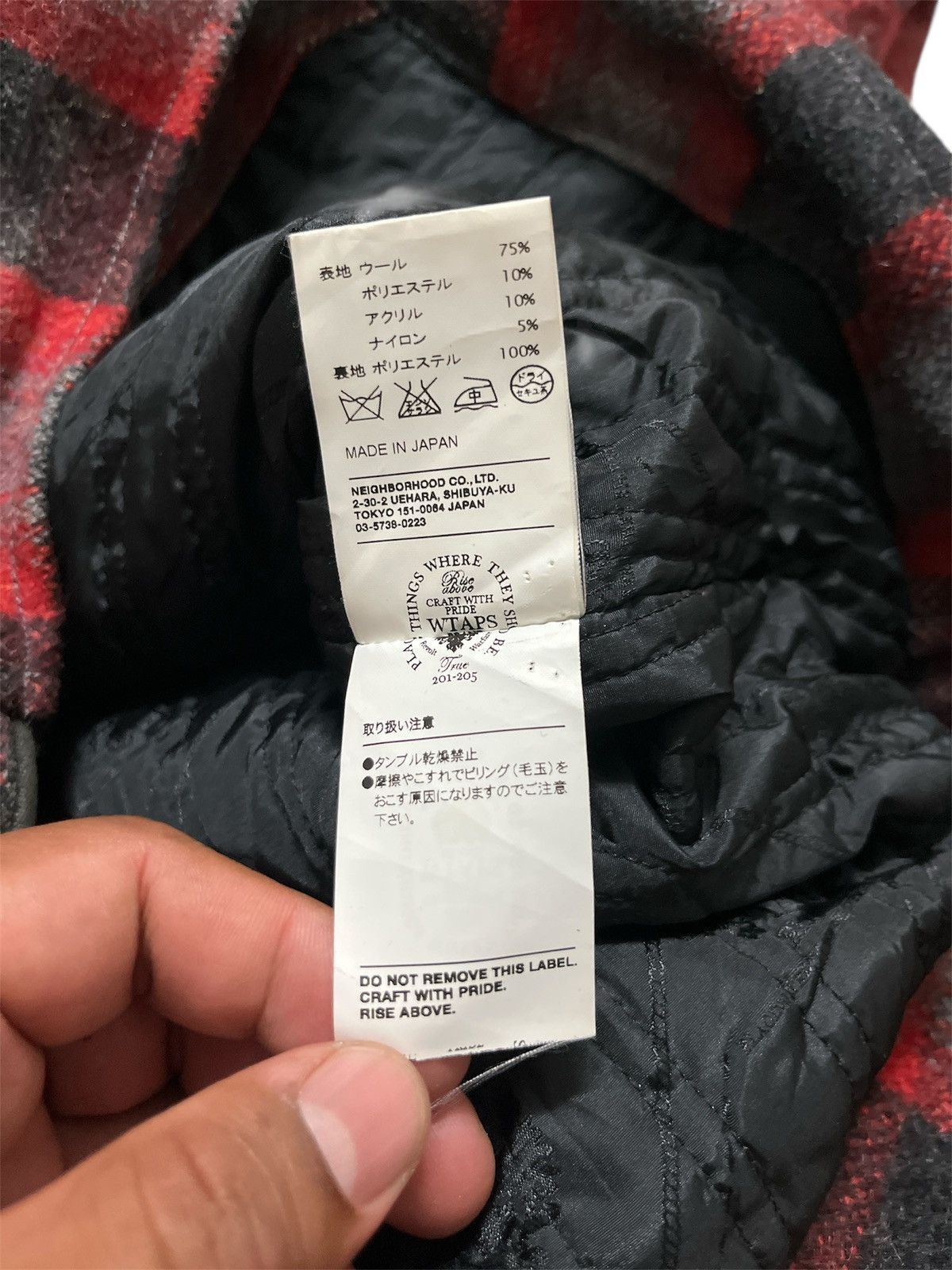 Wtaps WTAPS 09AW Melton Wool Grease Red Jacket Size US M / EU 48-50 / 2 - 7 Thumbnail