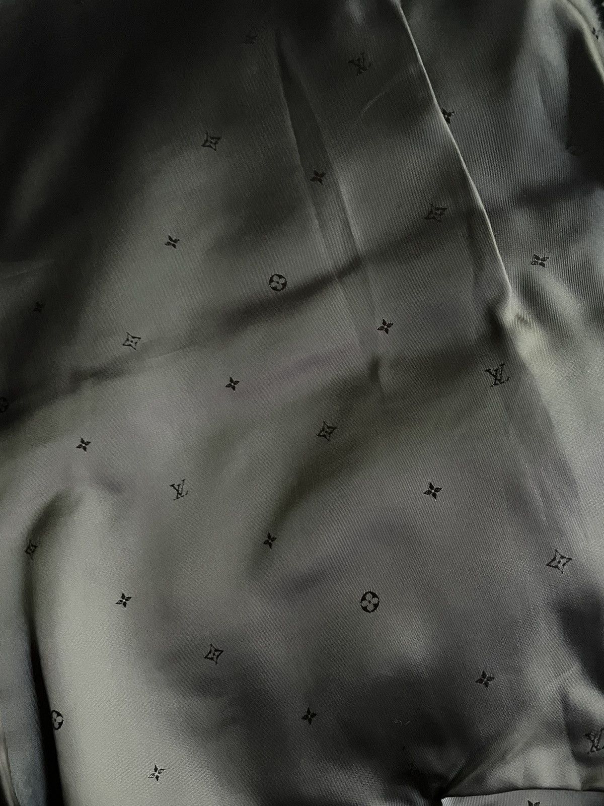 Louis Vuitton Louis Vuitton Grey Leather Jacket Size US XL / EU 56 / 4 - 13 Thumbnail