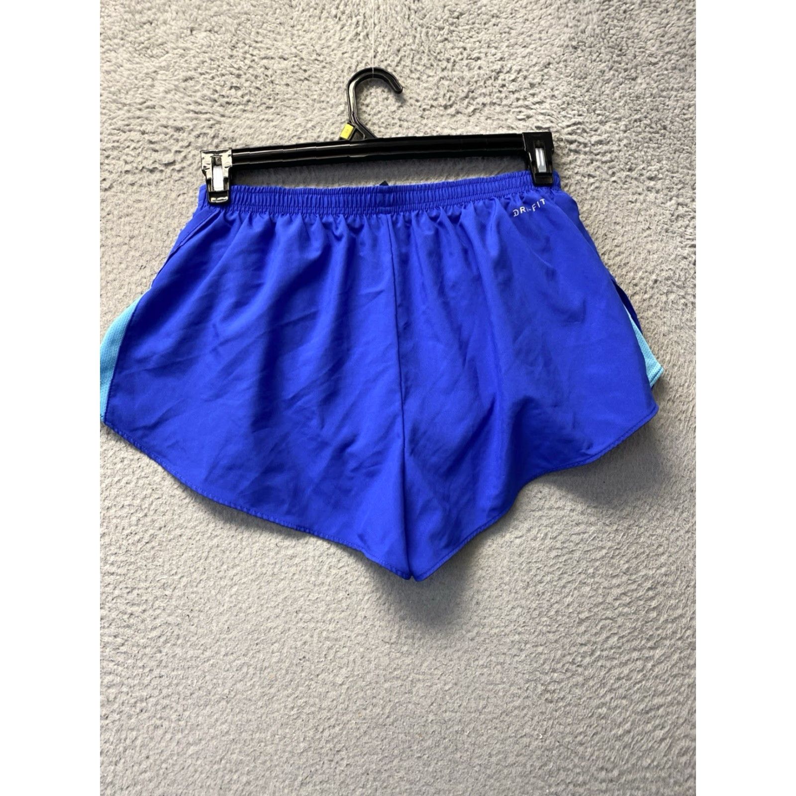 Nike Nike Dri-Fit Running Shorts Women L Blue Lined Elastic Drawstring 126-42 Size 36" / US 14 / IT 50 - 4 Thumbnail