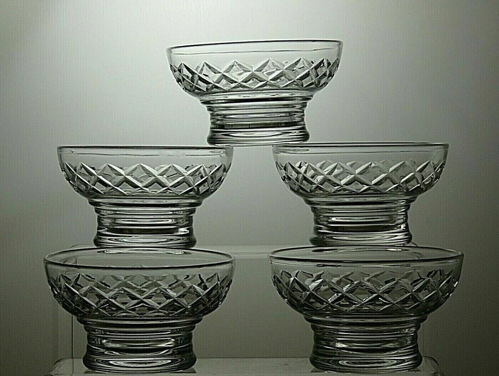 Starter Sturt Crystal Cut Glass Set Of 5 Finger Bowl 2 1/3" Size ONE SIZE - 2 Thumbnail