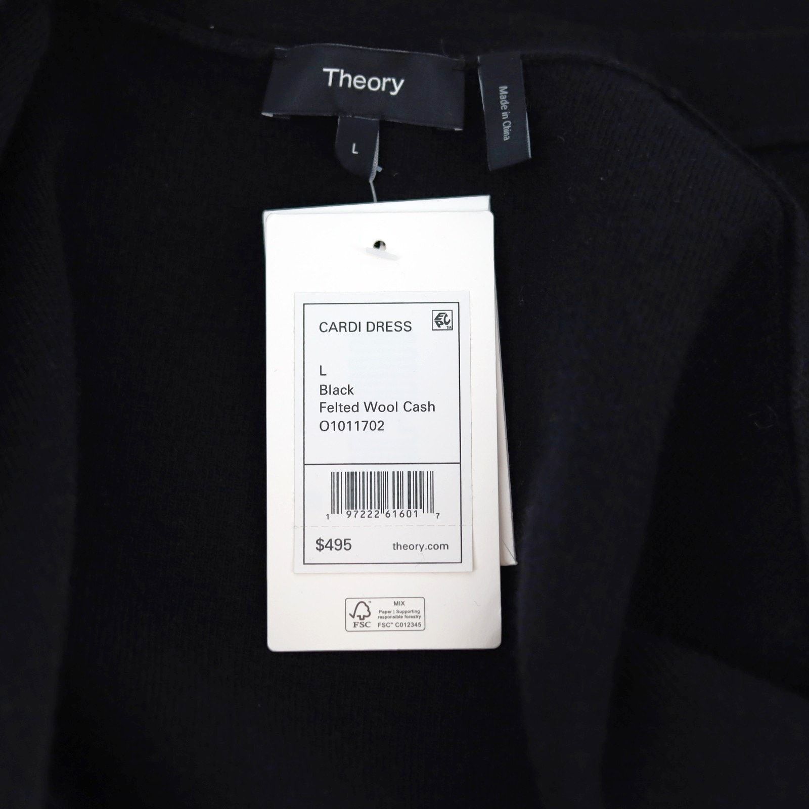 Theory Theory Women Wool/Cashmere Button Mini Dress Cardigan Size L Size L / US 10 / IT 46 - 6 Thumbnail