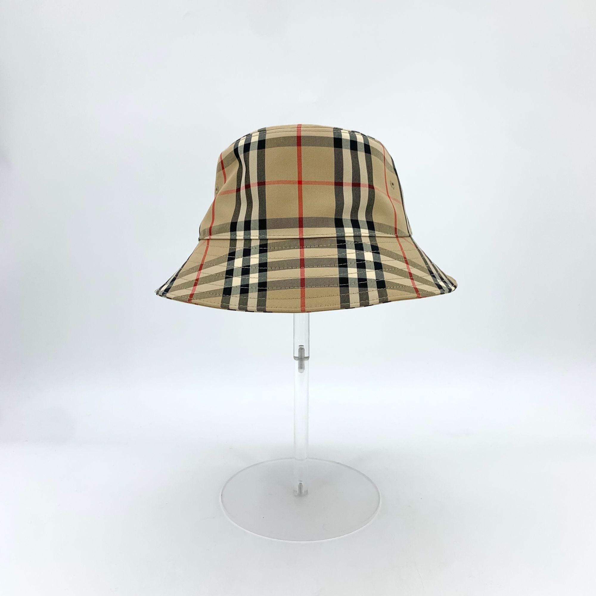 Burberry Burberry Classic Checkered Cotton Fishermans Hat Brown Casua Size ONE SIZE - 8 Thumbnail