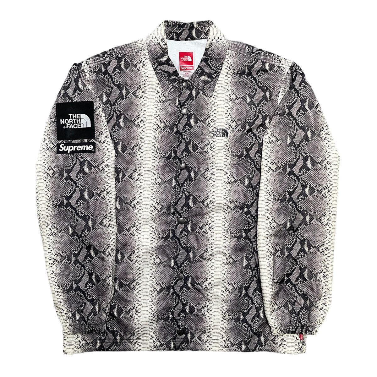 Supreme The North Face Snakeskin Taped Seam Coaches Jacket | Grailed