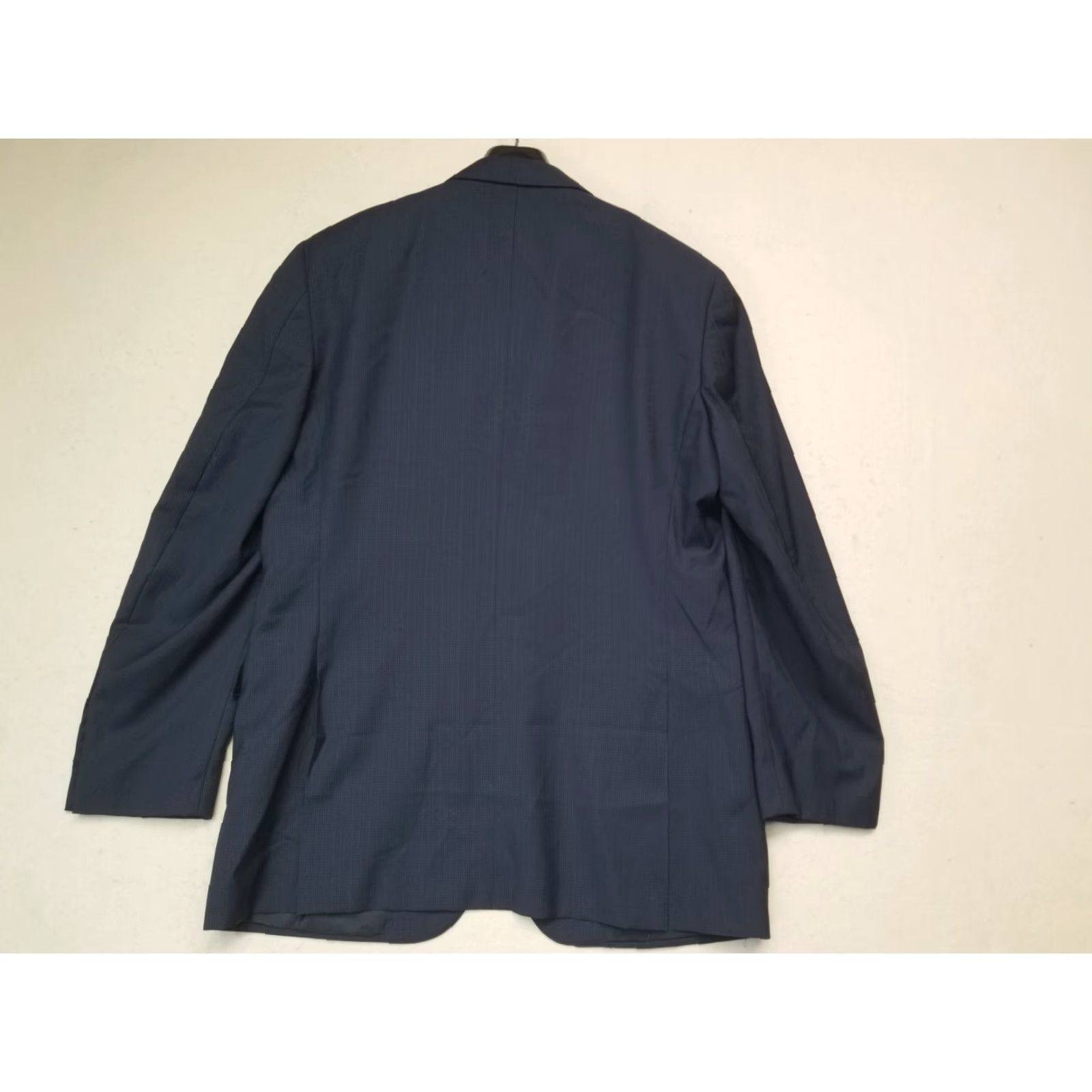Canali Canali Blazer Single-Breasted Two-Button 54R Wool Blue Made In Italy Jacket Coat Suit Mens Size 54R - 2 Thumbnail