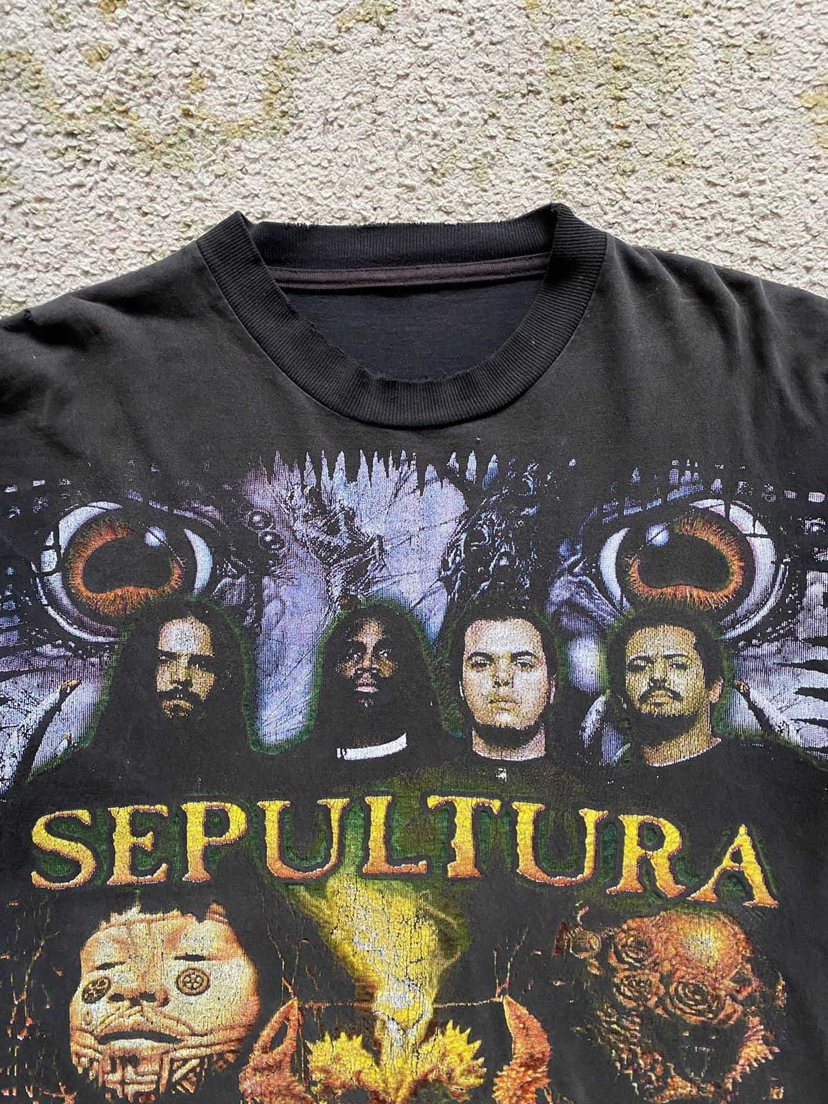 Band Tees Vintage 90’s Sepultura Mexican Bootleg Shirt Size US L / EU 52-54 / 3 - 3 Thumbnail