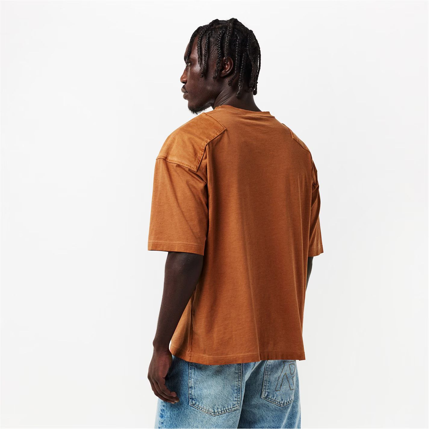 Dsquared2 o1g2r1mq0426 Caten Oversized T-Shirt in Rust Size US L / EU 52-54 / 3 - 4 Thumbnail