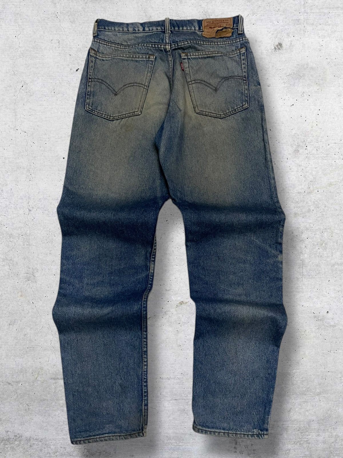 Levi's Vintage Clothing VINTAGE 516 90S DESIGNER OG LEVIS MUDWASH DISTRESSED DENIM Size US 29 - 8 Thumbnail