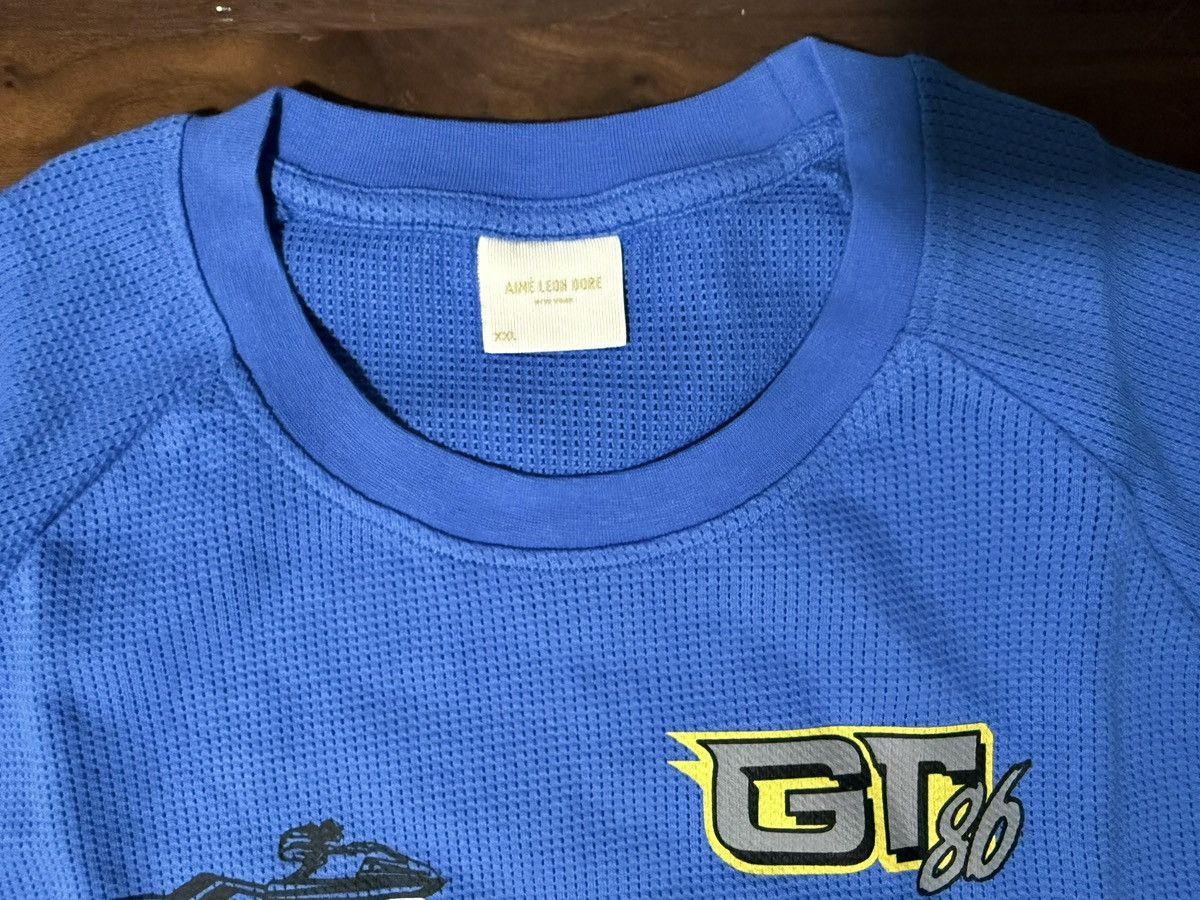 Aime Leon Dore Aime Leon Dore Long-Sleeve Mesh Waverunner Tee Blue Size XXL Size US XXL / EU 58 / 5 - 5 Thumbnail