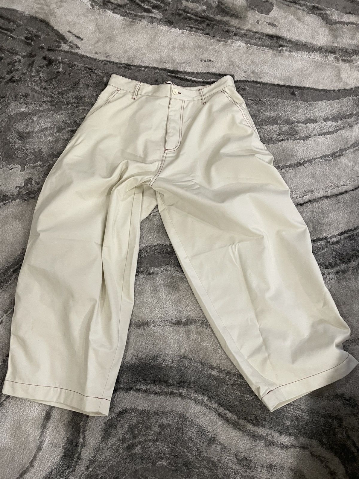 Asos Cream Super Baggy ASOS denim Size US 33 - 1 Thumbnail
