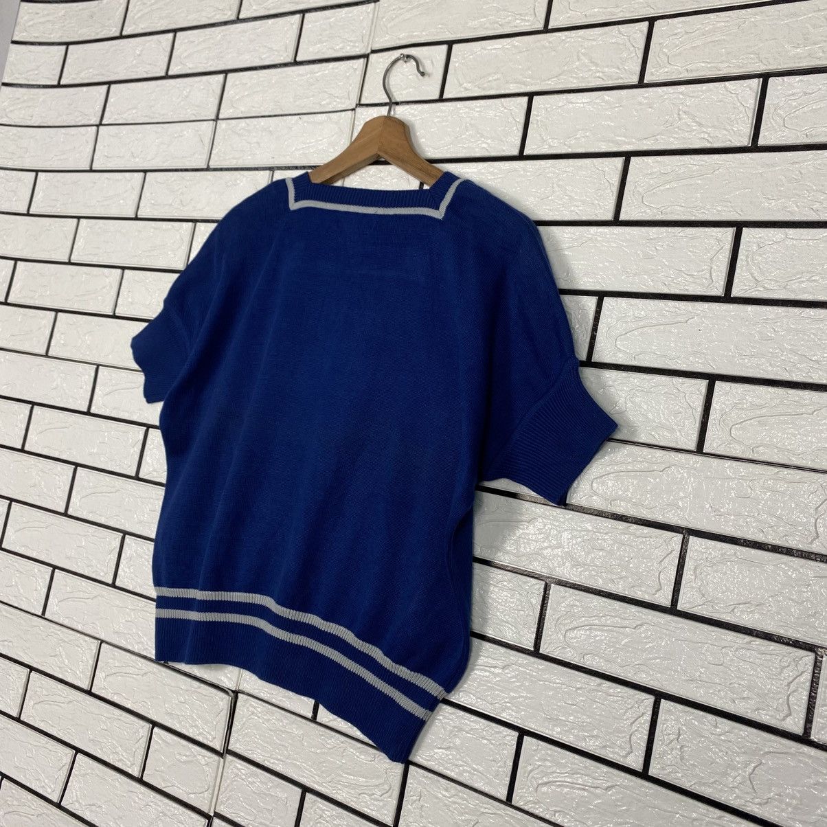 Japanese Brand 📌Vintage Cropped Knit Sweatshirt Paul Stuart Issey Miyake Size US M / EU 48-50 / 2 - 12 Thumbnail