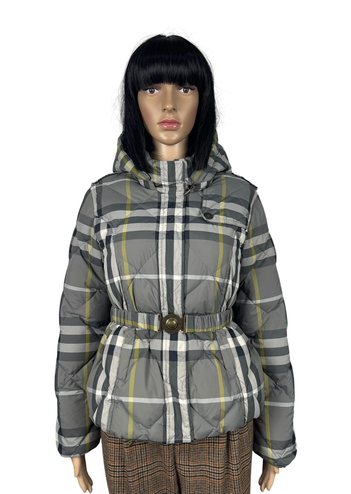Burberry Burberry Down Puffer Jacket Checkered Hooded size 14Y S Size S / US 4 / IT 40 - 1 Thumbnail