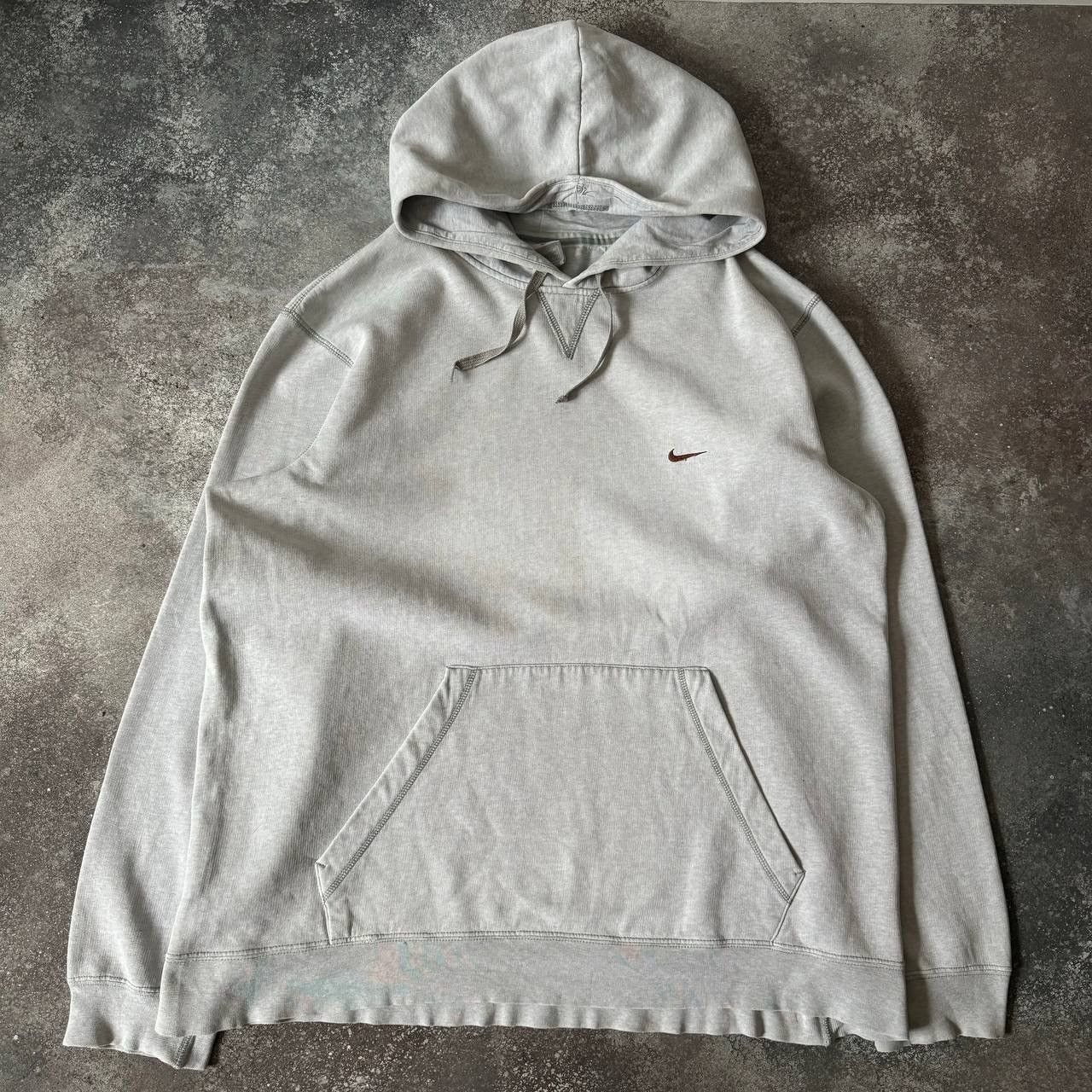 Nike × Vintage Y2K NIKE VINTAGE SWOOSH LOGO GORPCORE BASIC HOODIE Size US L / EU 52-54 / 3 - 2 Thumbnail