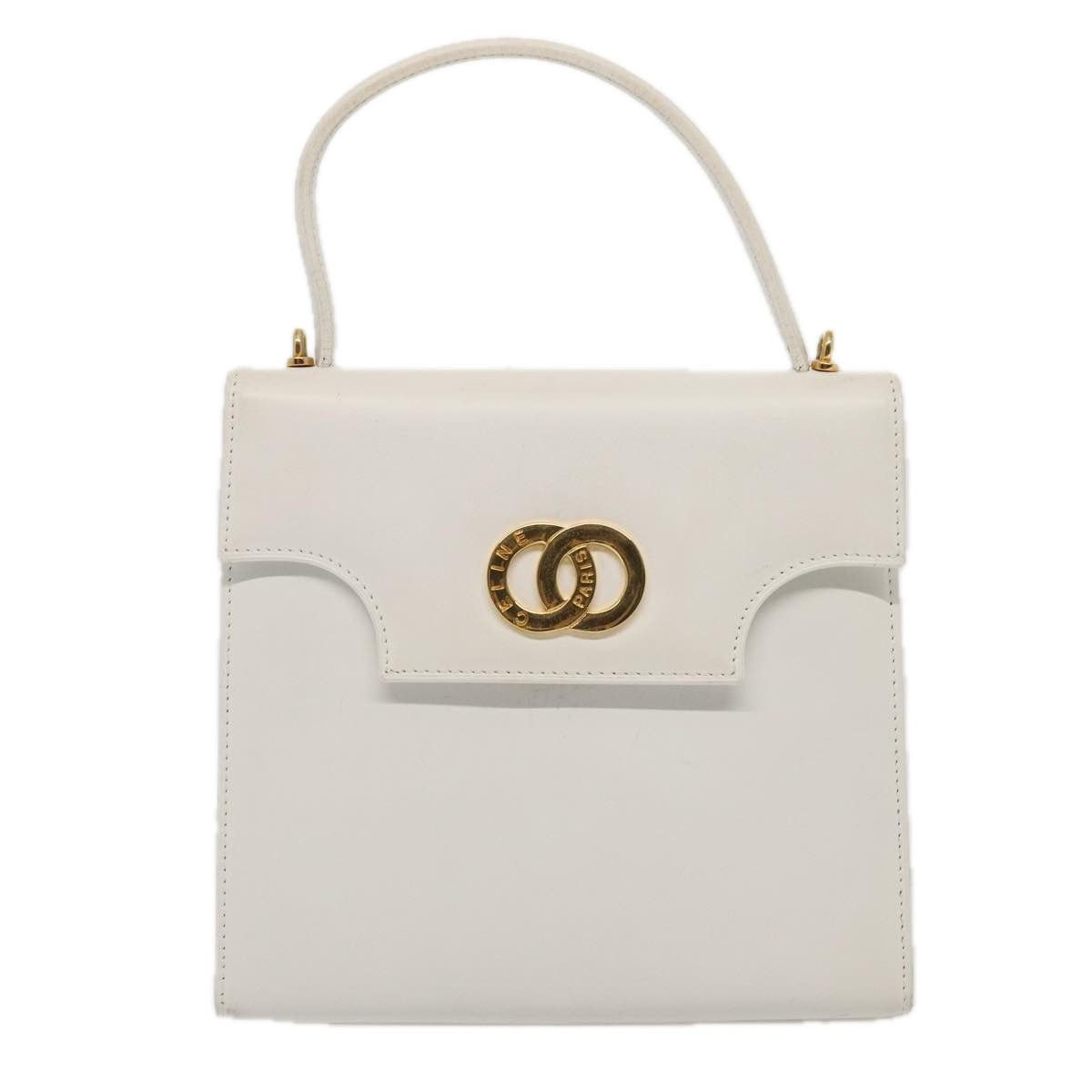 Celine CELINE Shoulder Bag Leather White Size ONE SIZE - 2 Thumbnail
