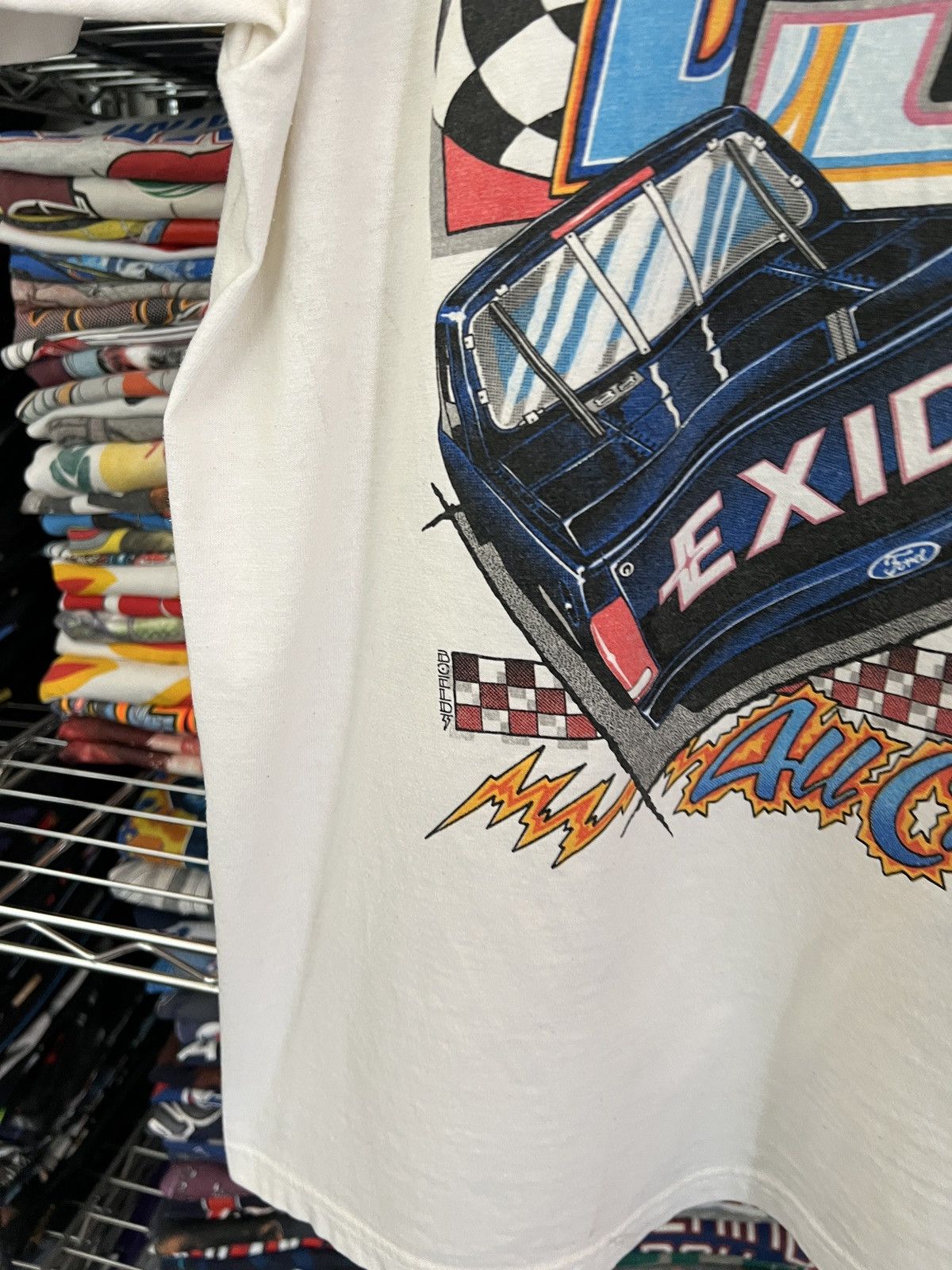 NASCAR 90s Mike Bliss The Hammer Racing Tee Size US L / EU 52-54 / 3 - 6 Thumbnail
