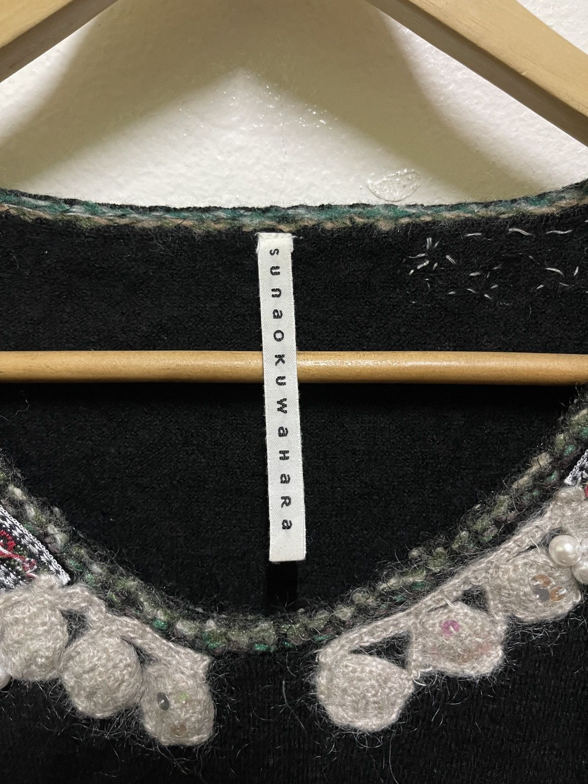 Issey Miyake × Sunao Kuwahara Sunao Kuwahara Wool Sweatshirt Embroidery Japan Size M / US 6-8 / IT 42-44 - 12 Thumbnail