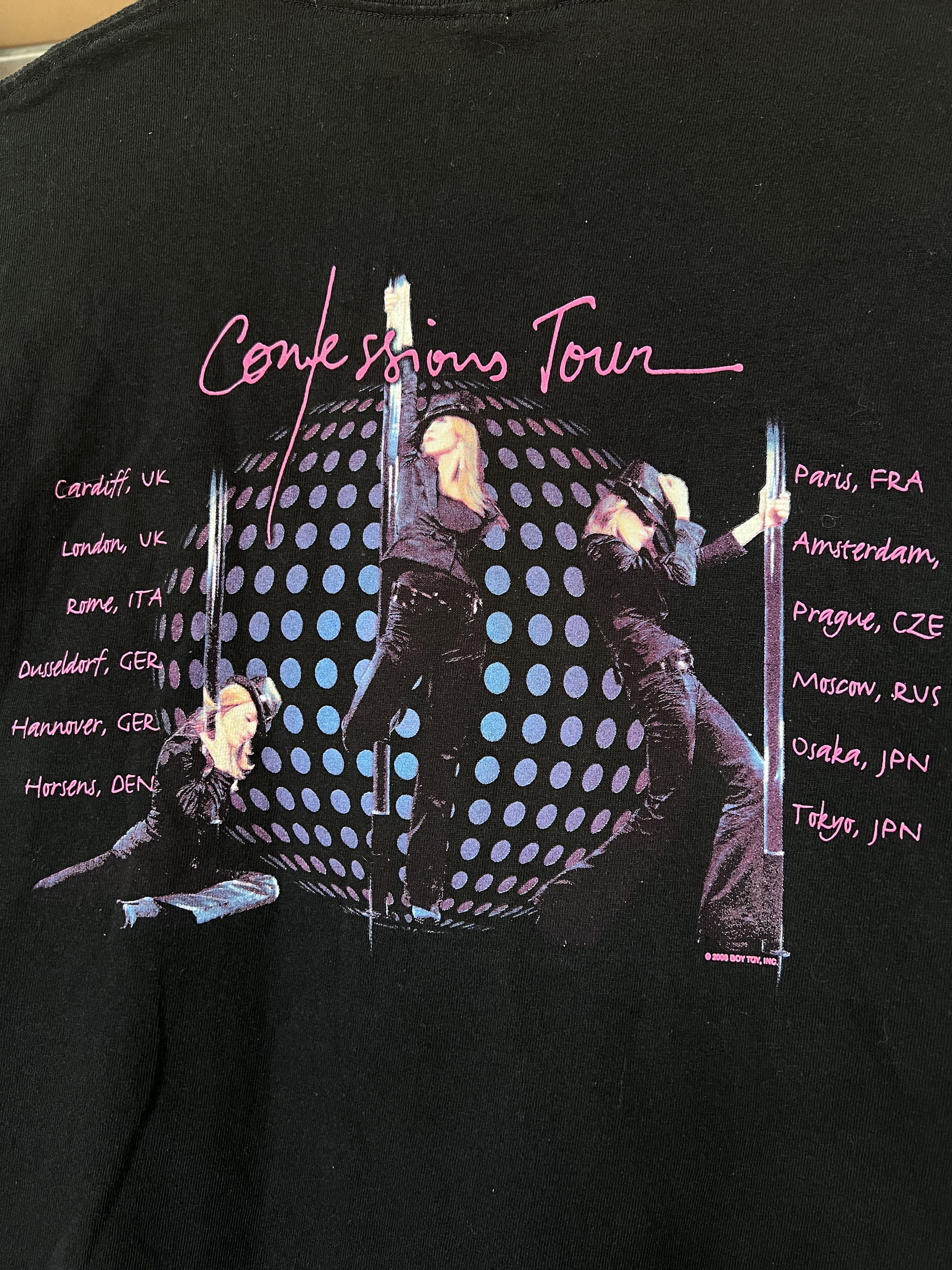 Band Tees Vintage 2006 Madonna Confessions Tour T-shirt Size US M / EU 48-50 / 2 - 9 Thumbnail