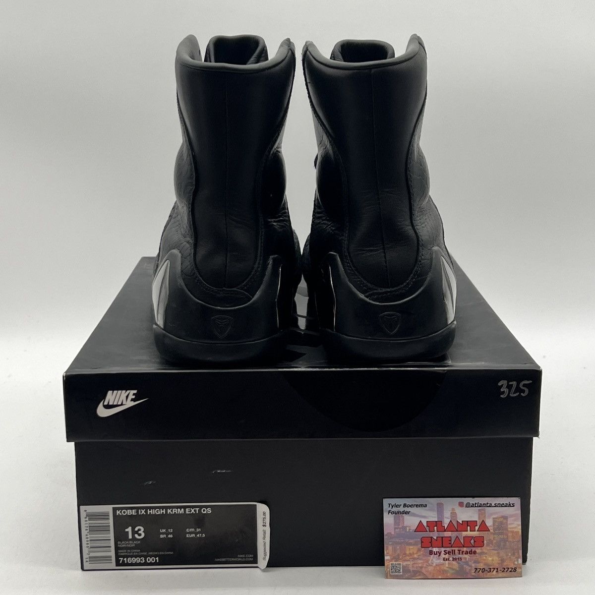 Nike Kobe 9 high black mamba Size US 13 / EU 46 - 3 Thumbnail