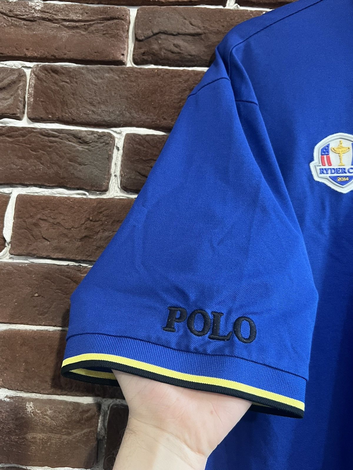 Ralph Lauren Ralph Lauren Golf Ryder Cup 2014 Big Pony Hype Rare XL Blue Size US XL / EU 56 / 4 - 6 Thumbnail