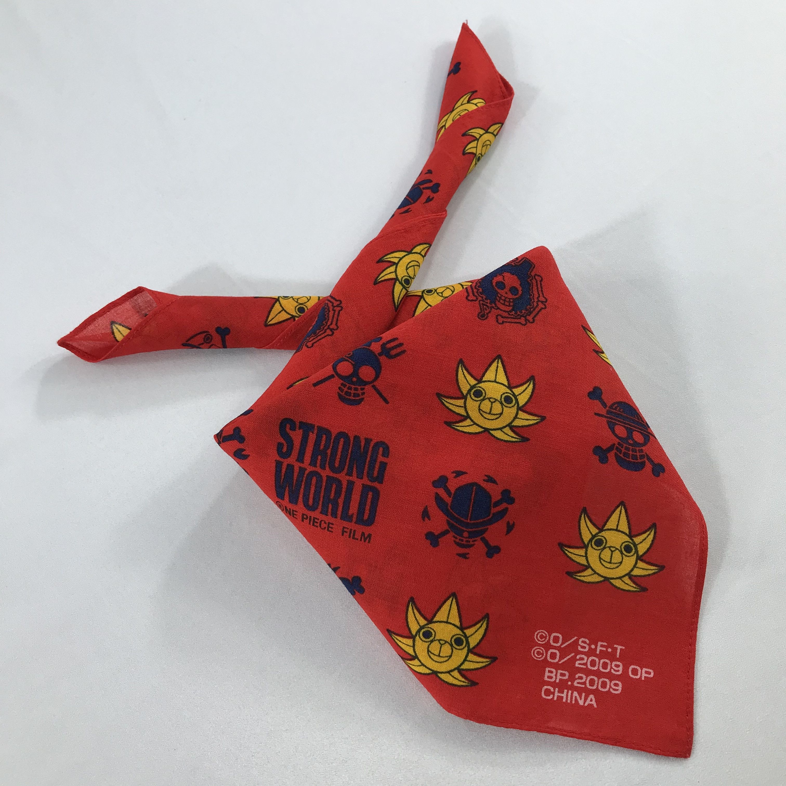 Anime × One Piece × Vintage One Piece Bandana / Handkerchief / Neckerchief -S2390 Size ONE SIZE - 5 Thumbnail