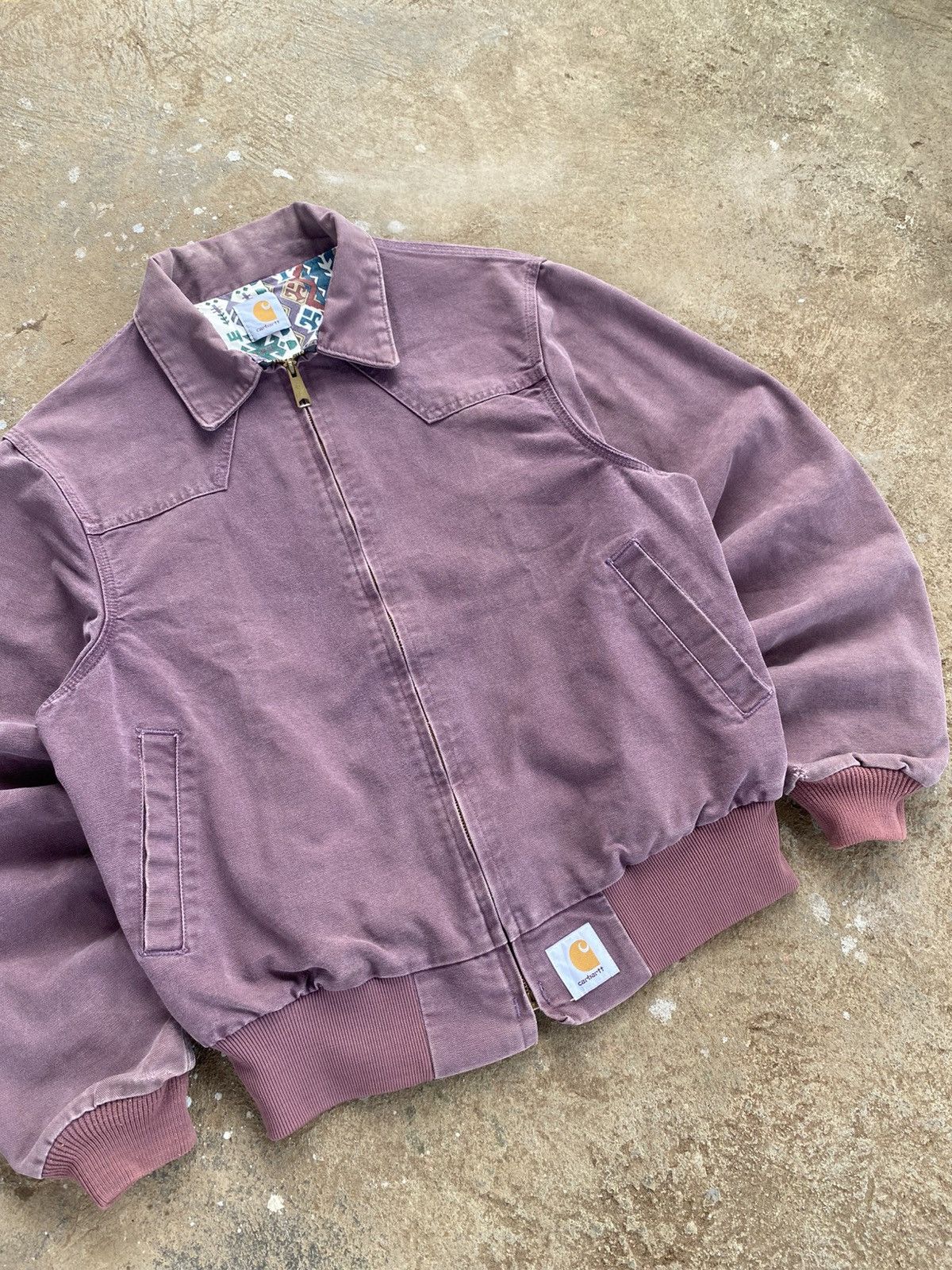 Carhartt Vintage Carhartt Western Jacket Sante Fe JS1457 Damson Size US M / EU 48-50 / 2 - 2 Thumbnail