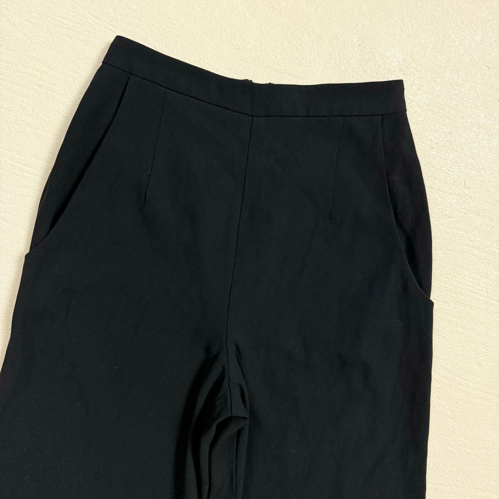 Bebe Reworked Bebe x Naven Black Wide Leg Flowy Pants, Size 00 Size 23" - 2 Thumbnail