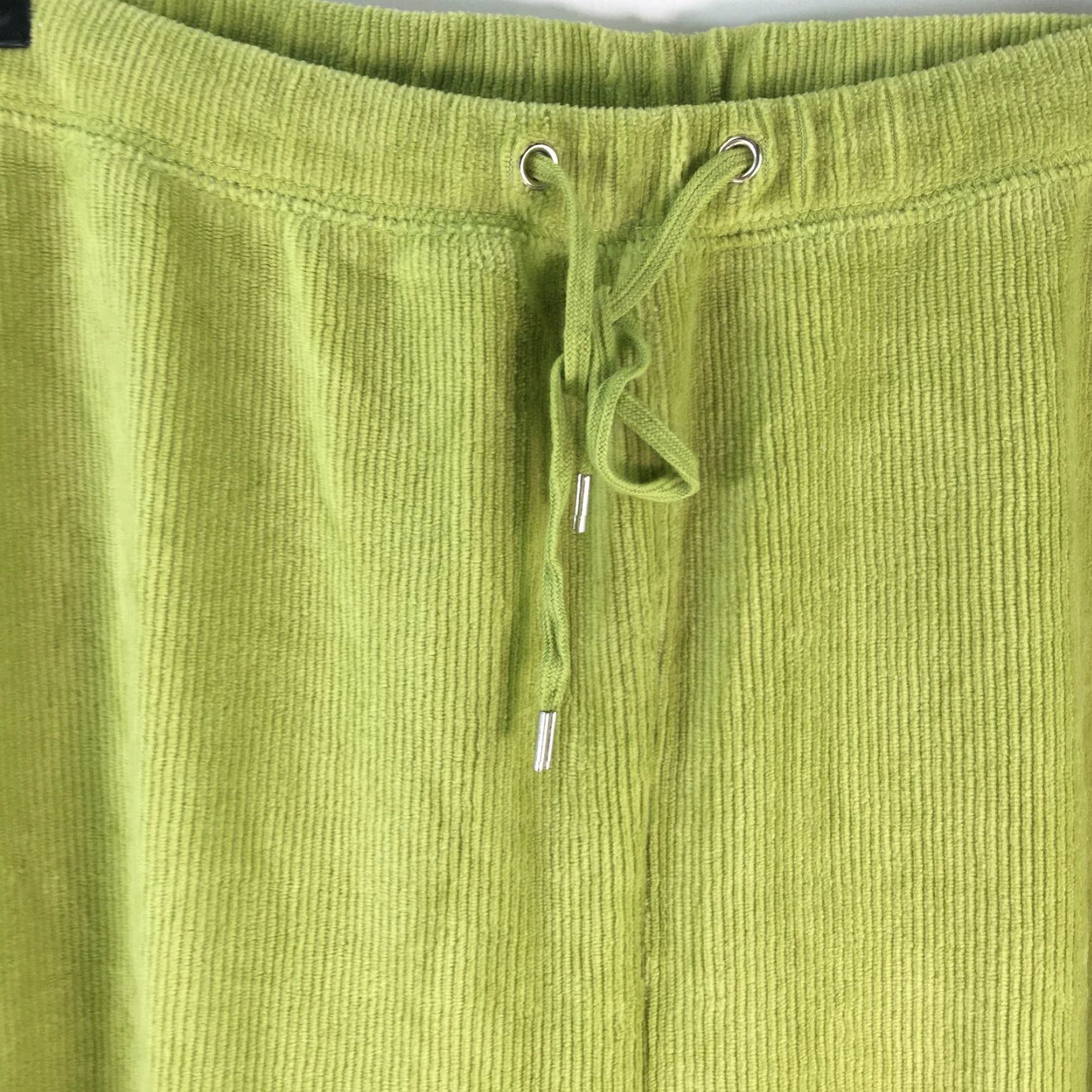 Vintage VINTAGE Harbor Club Legging Pant Women's Medium P High Rise Stretch Drawstring Green Size 32" / US 10 / IT 46 - 3 Thumbnail