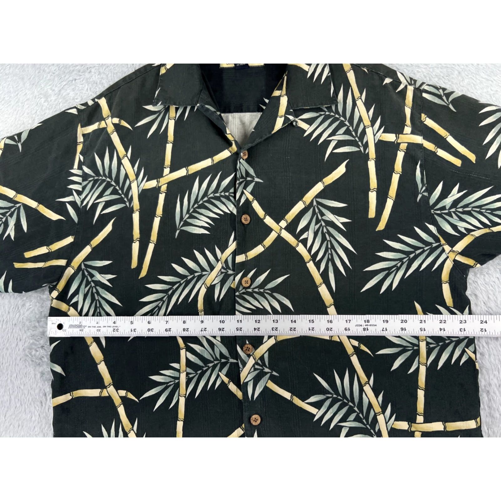 Tommy Bahama Tommy Bahama Hawaiian Shirt Adult Medium Black Floral Silk Button Up Pocket Aloha Mens Size US M / EU 48-50 / 2 - 7 Thumbnail