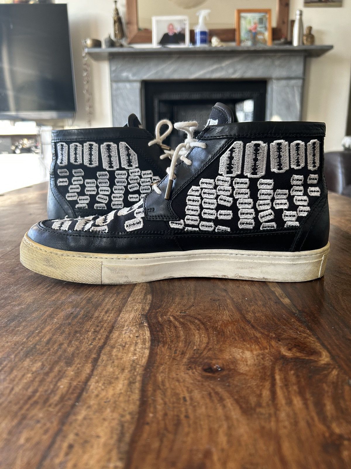 Alexander McQueen 00s Alexander McQueen McQ Razorblade Mid-Top Sneakers Size US 10 / EU 43 - 5 Thumbnail