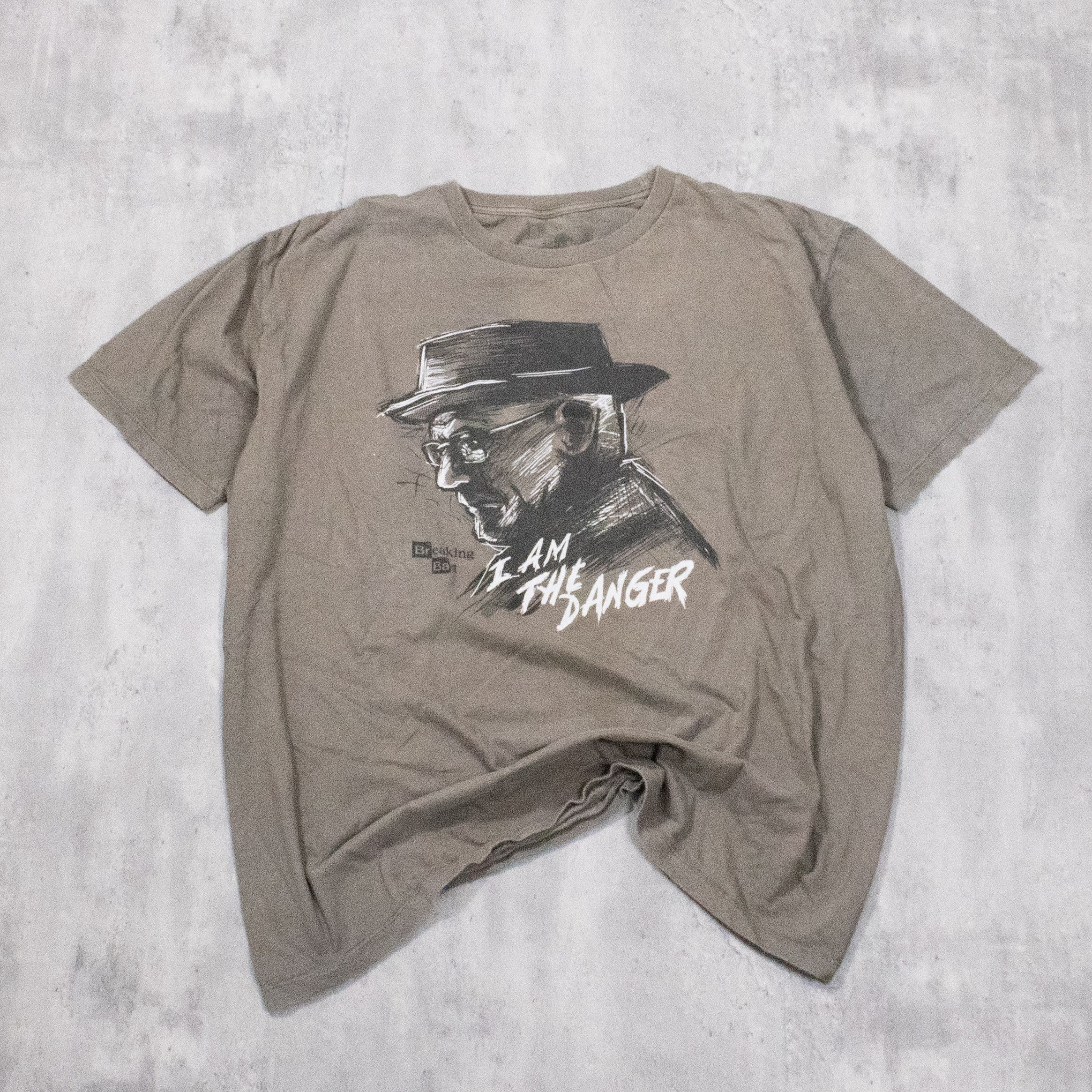 Vintage Breaking Bad Heisenberg I'm The Danger Promo Grey T-shirt Size US XL / EU 56 / 4 - 3 Thumbnail