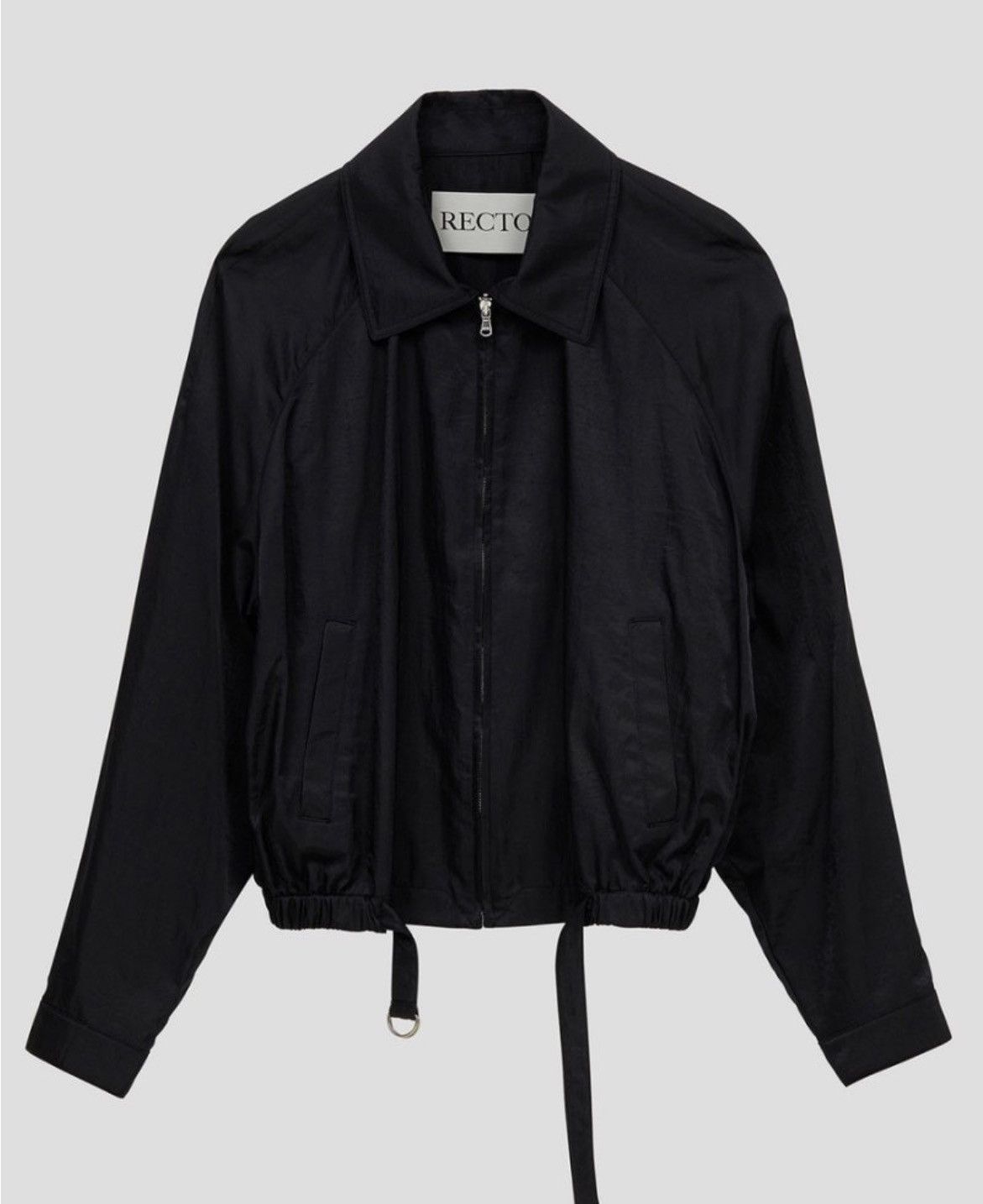 RECTO RECTO 23SS Nylon Bowling Jumper Jacket Black XL Size US XL / EU 56 / 4 - 5 Thumbnail
