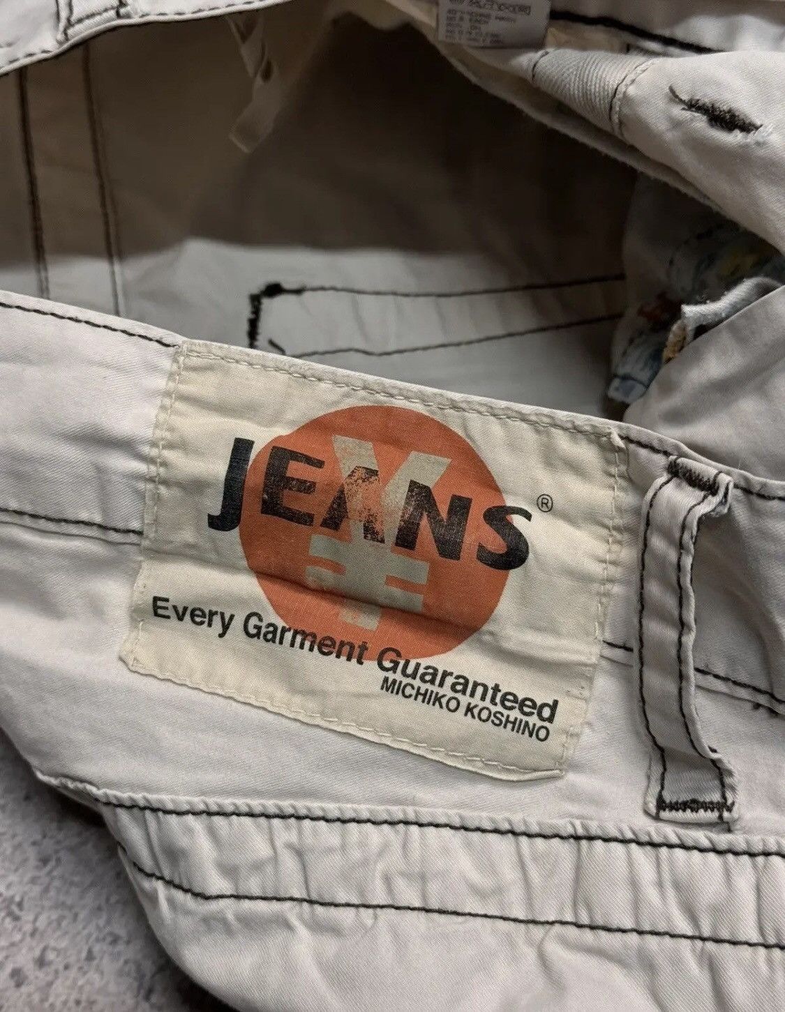 Vintage Vintage Michiko Koshino Style G Star Raw Cargo Pants Bondage Size US 31 - 8 Thumbnail