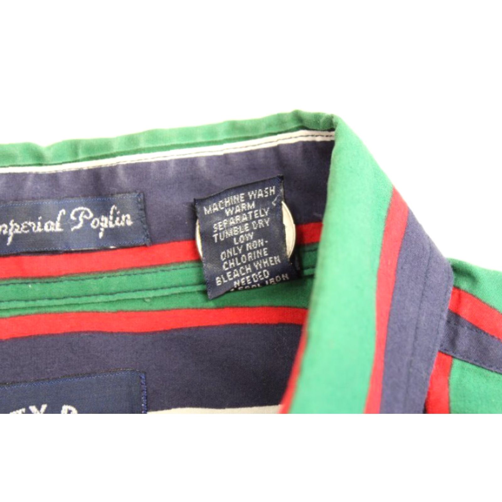 Gant VTG Gant Salty Dog Shirt Men's XL Multicolor Bold Striped Imperial Poplin Casual Size US XL / EU 56 / 4 - 7 Thumbnail