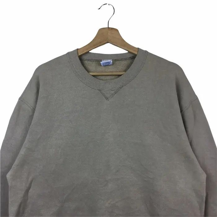 Russell Athletic Vintage RUSSELL ATHLETIC Made In USA Plain Pastel Sweatshirt Size US L / EU 52-54 / 3 - 2 Thumbnail