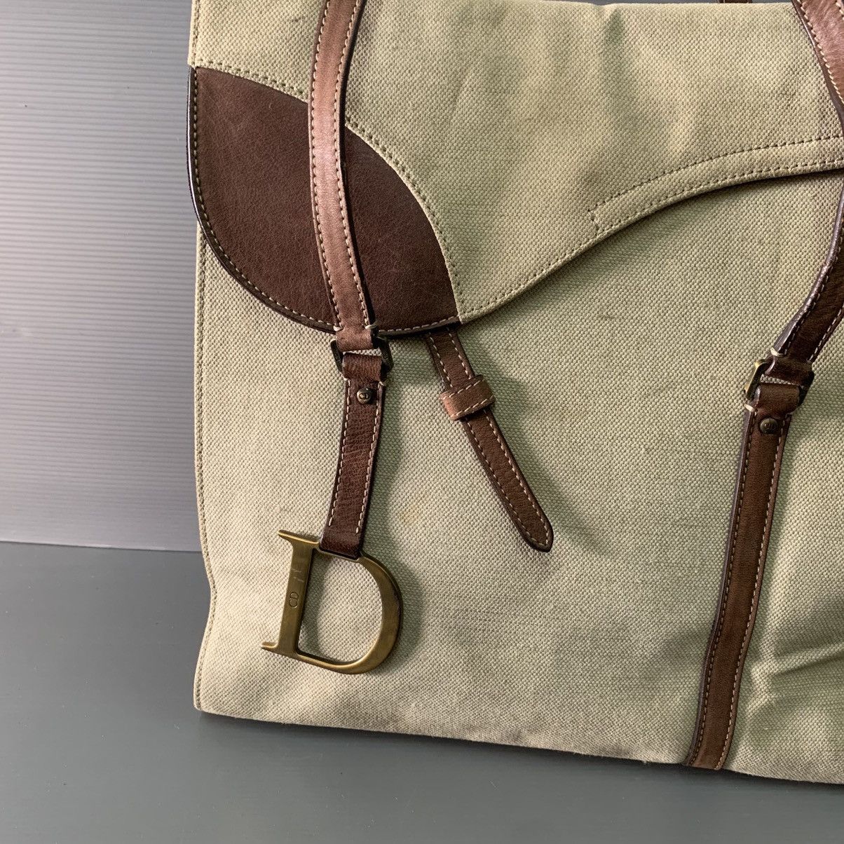 Christian Dior Monsieur Christian Dior Monogram Large Shoulder Bag Size ONE SIZE - 4 Thumbnail