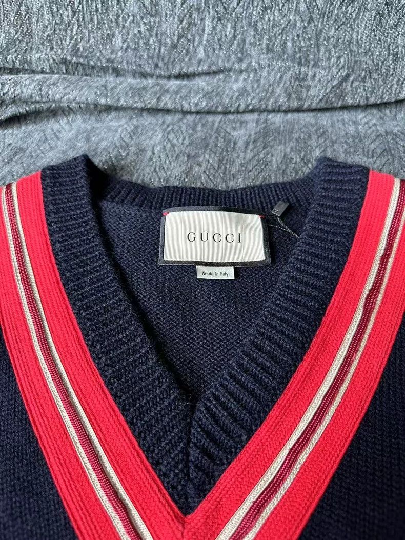 Gucci Gucci Little bee sweater Size L / US 10 / IT 46 - 4 Thumbnail