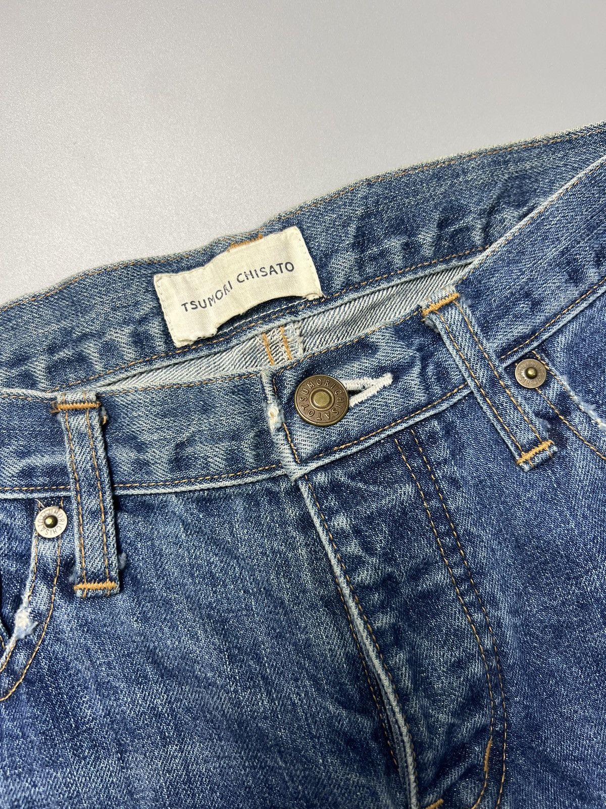 Issey Miyake × Tsumori Chisato Vintage Tsumori Chisato by IsseyMiyake Patchwork Denim Size US 30 / EU 46 - 7 Thumbnail