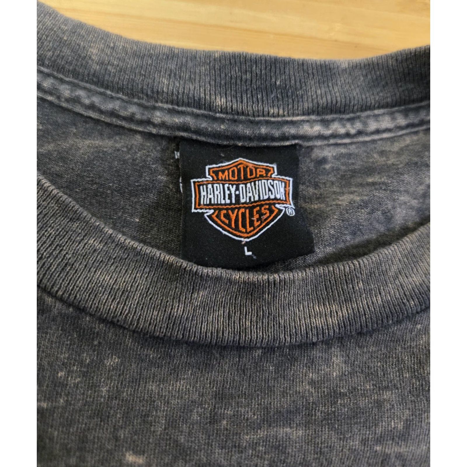 Harley Davidson VINTAGE Harley-Davidson Shirt Mens Large Black Long Sleeve Cedar River Iowa 2004 Size US L / EU 52-54 / 3 - 5 Thumbnail