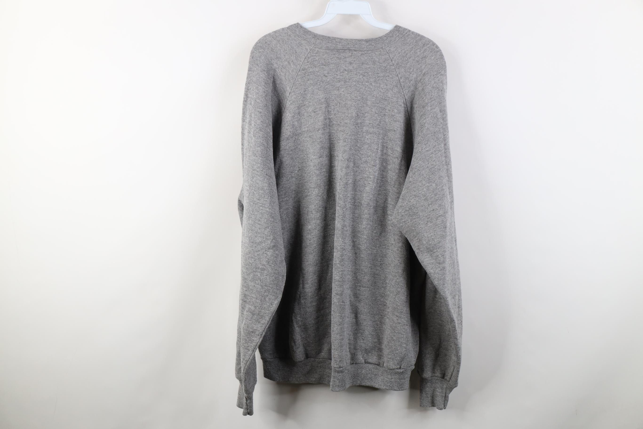 Vintage Vintage 90s Penn State University Crewneck Sweatshirt Gray Size US XXL / EU 58 / 5 - 9 Thumbnail