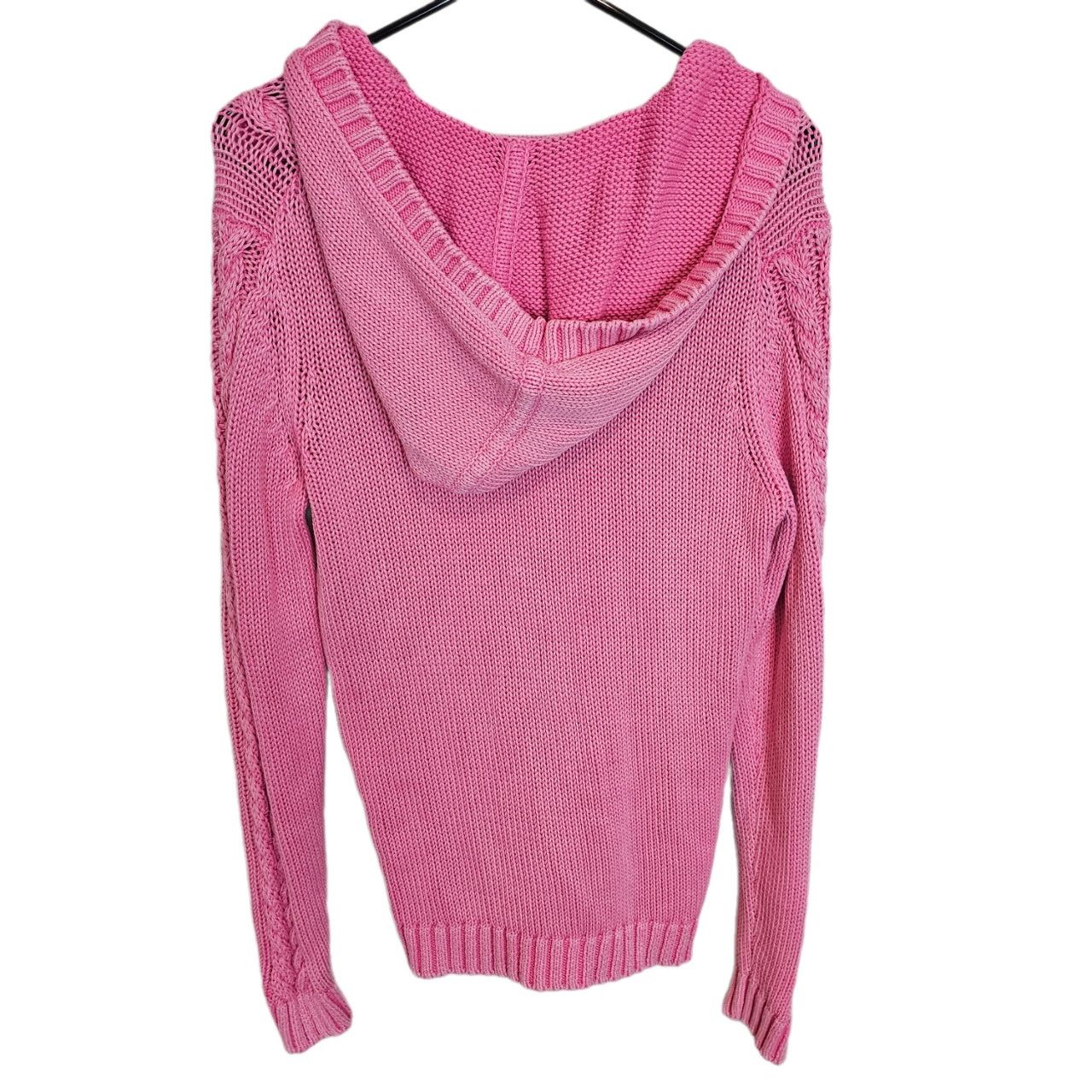 Tommy Bahama Tommy Bahama Womens Cable Knit Sweater Hooded Preppy Classic Size M / US 6-8 / IT 42-44 - 8 Thumbnail