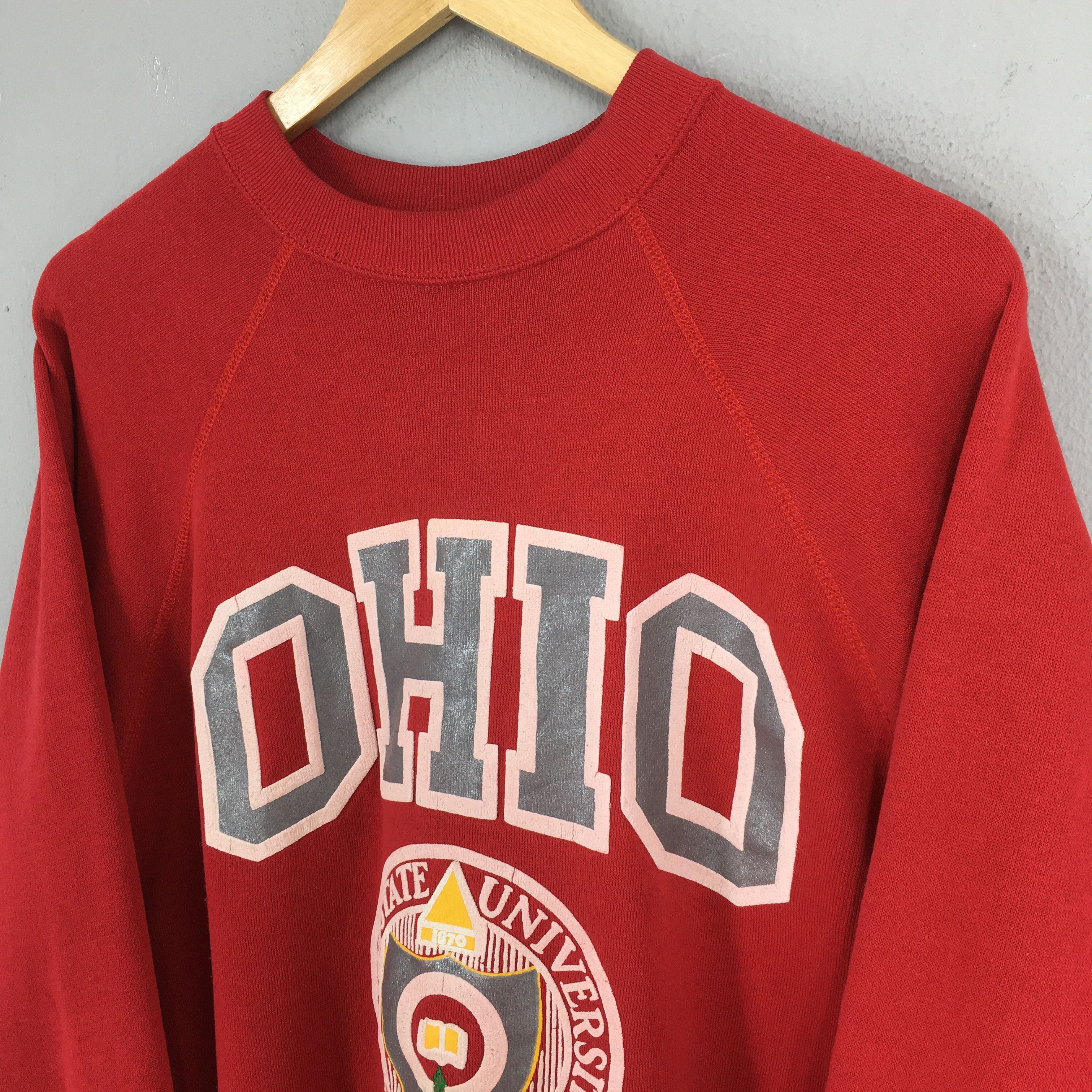 Other Vintage 90s OSU Ohio State University Sweatshirt XLarge Size US XL / EU 56 / 4 - 3 Thumbnail