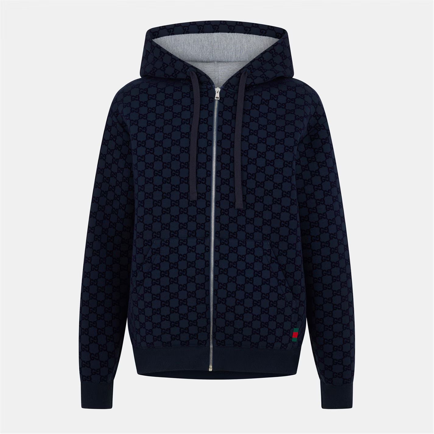 Gucci o1g2r1mq0426 Full Zip Hoodie in Navy Size US L / EU 52-54 / 3 - 1 Thumbnail