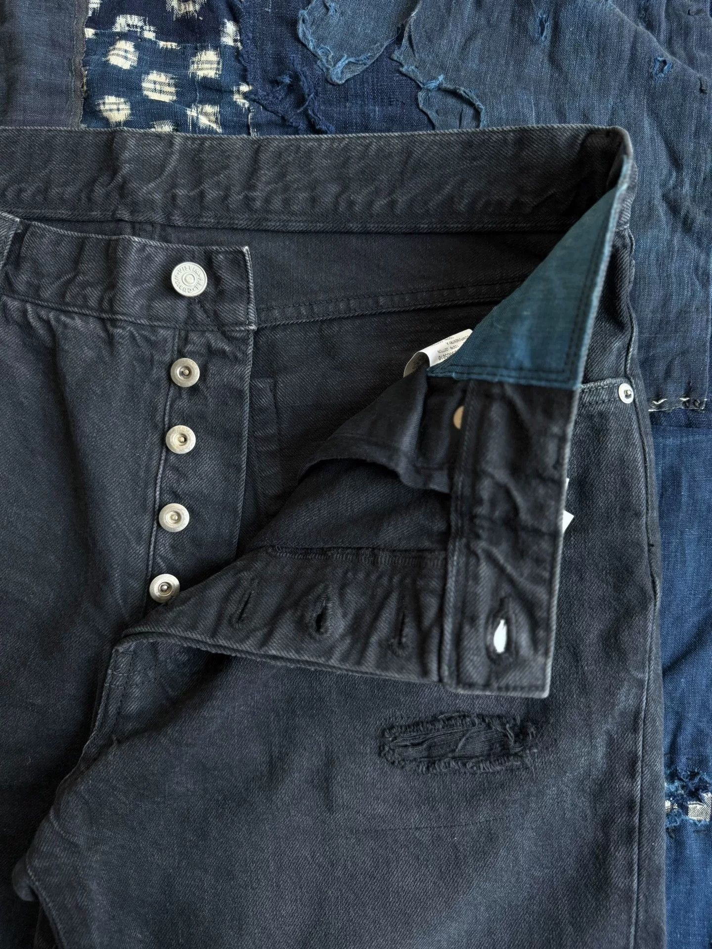 Visvim VISVIM Social Sculpture 10 Black Damaged Jeans Size US 28 / EU 44 - 7 Thumbnail