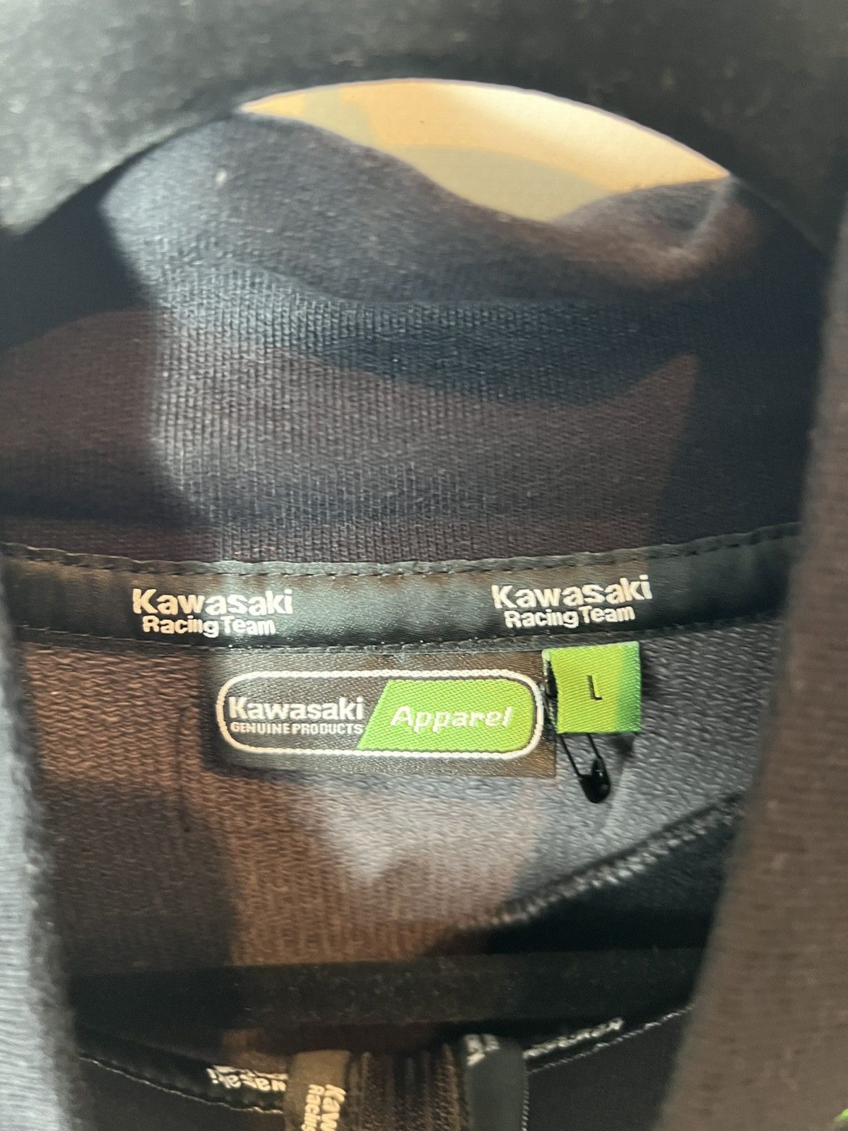 Vintage Kawasaki Racing Team Black Monster Energy Ninja Track Jacket Size US L / EU 52-54 / 3 - 6 Thumbnail