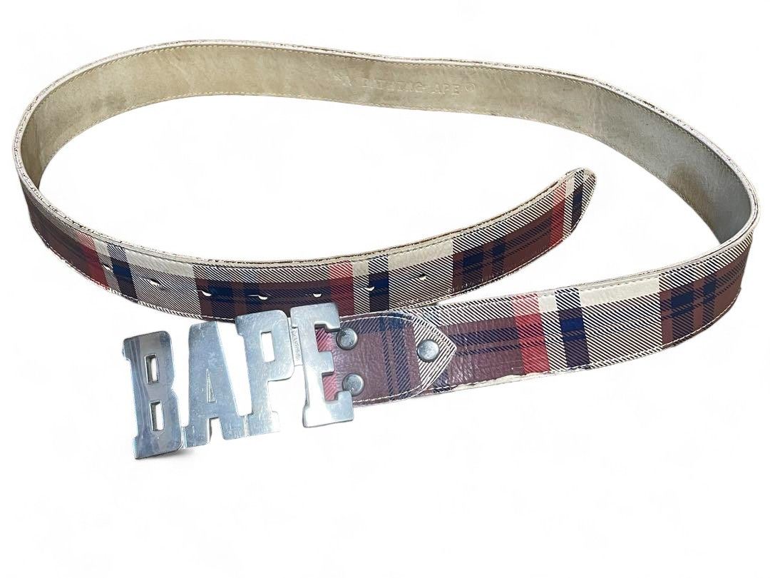Bape A Bathing Ape (BAPE) - L Camo Big Logo Buckle Belt Brown Size ONE SIZE - 3 Thumbnail