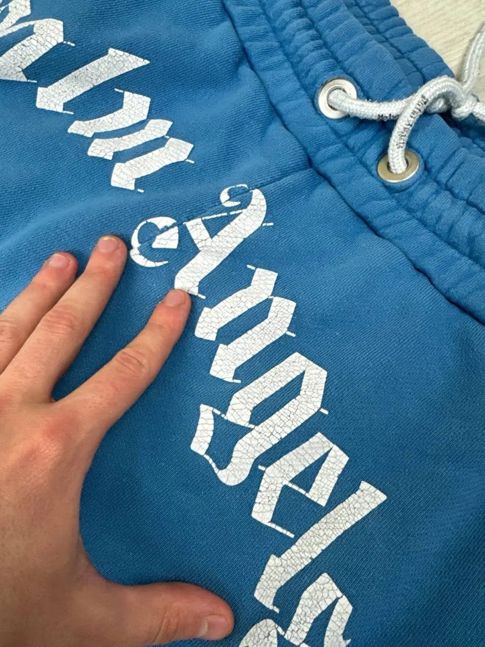 Palm Angels Palm Angels Curved Logo Sweatpants Size US 38 / EU 54 - 4 Thumbnail