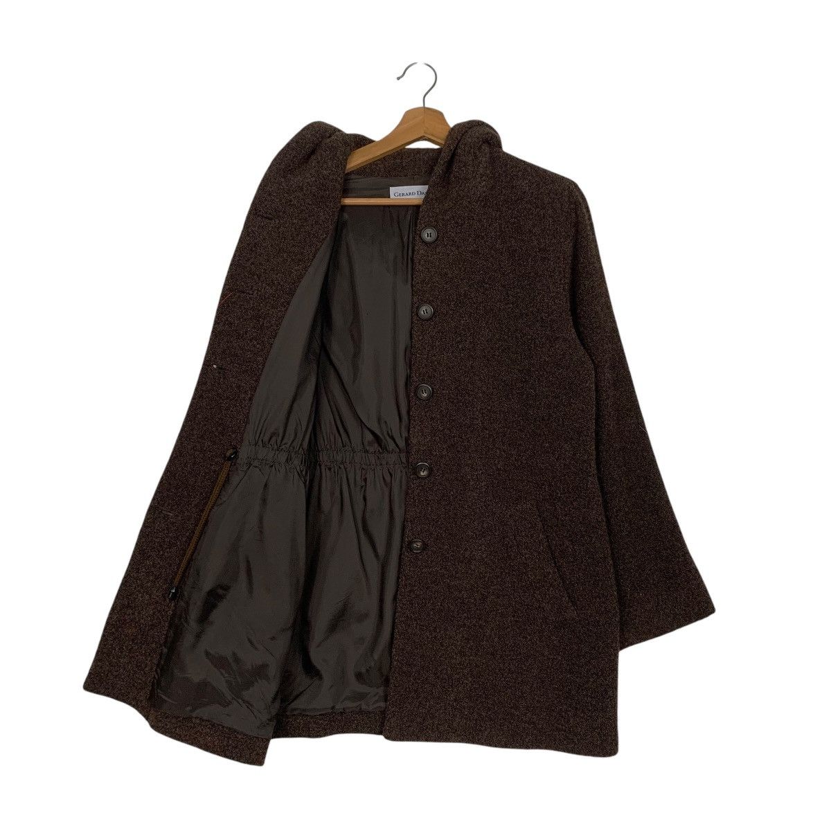 Gerard Darel Gerard Darel Paris Women Wool Hooded Jacket Size M / US 6-8 / IT 42-44 - 10 Thumbnail