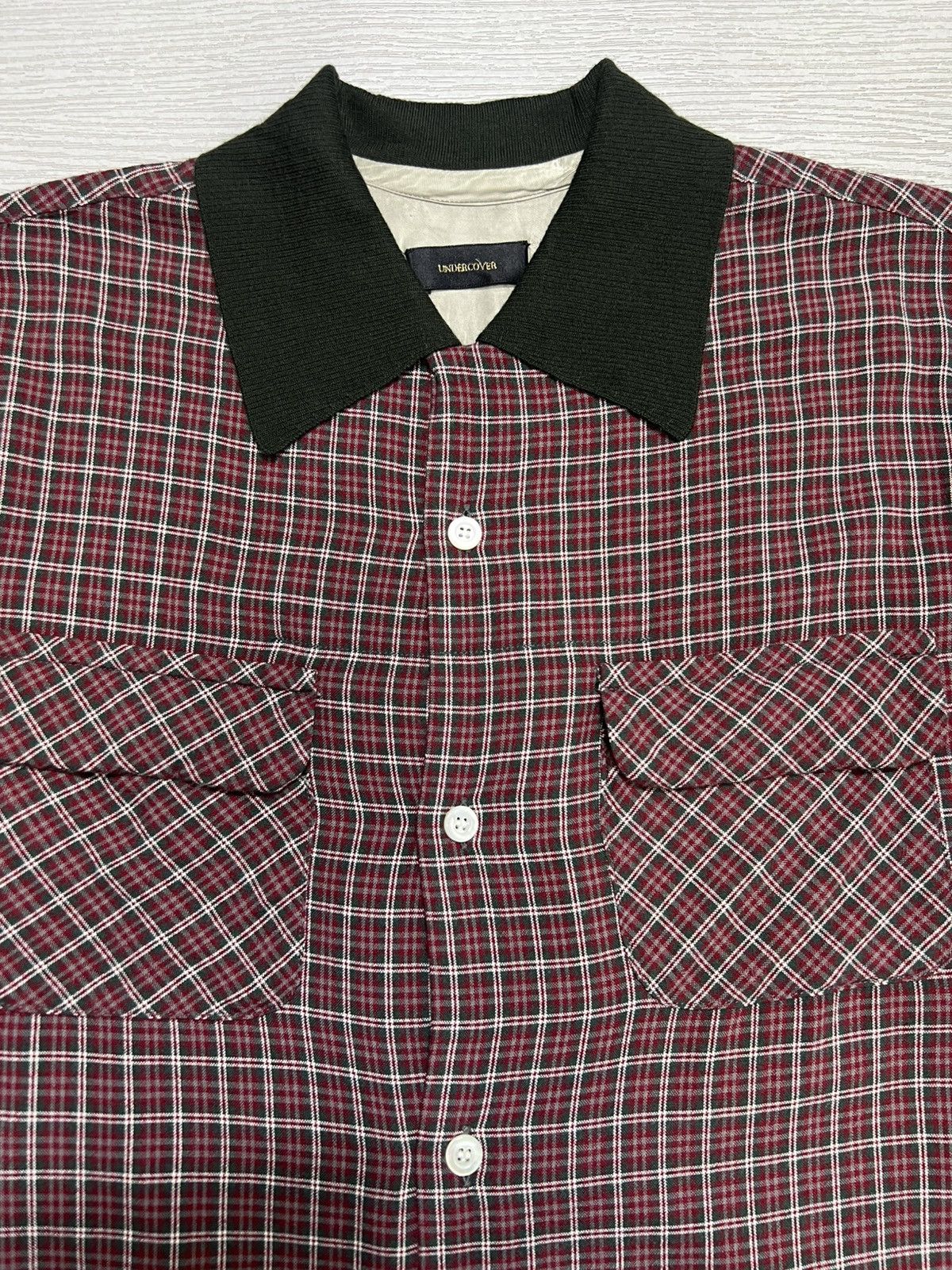 Undercover Undercover - Plaid Check Flannel L/S Shirt Size S / US 4 / IT 40 - 6 Thumbnail