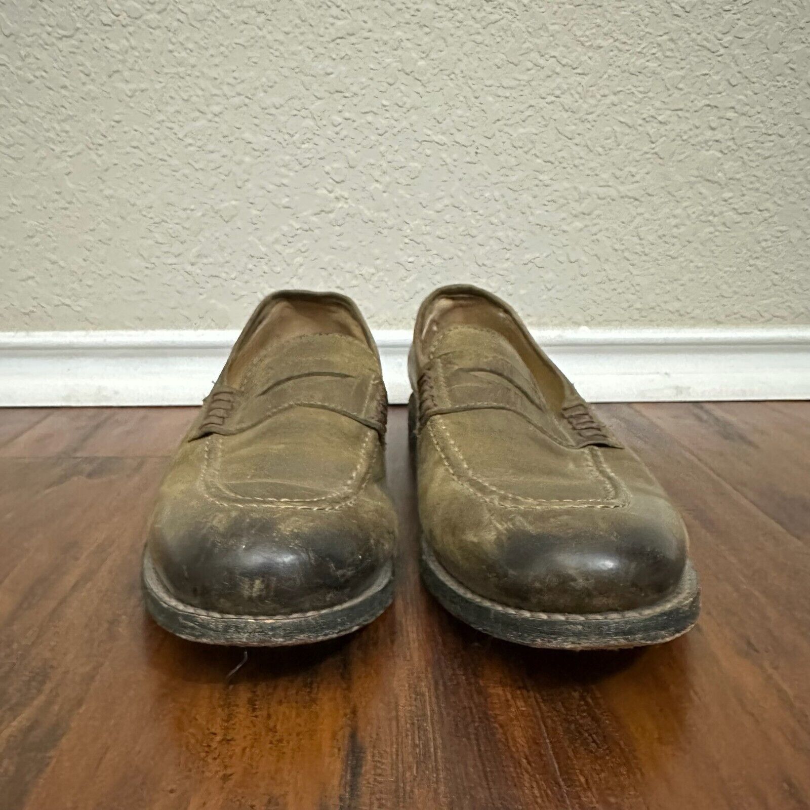 Frye FRYE John Addison Penny Loafers Leather Slip On Shoes Size US 8 / EU 41 - 6 Thumbnail