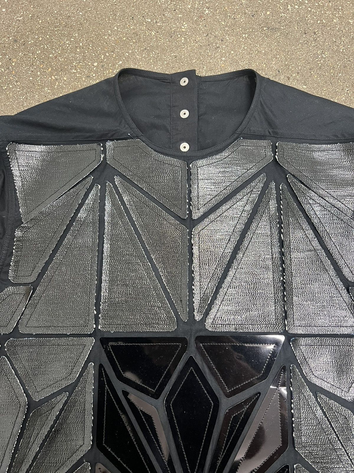Rick Owens Mainline SS19 Babel Sequin Scale Armor