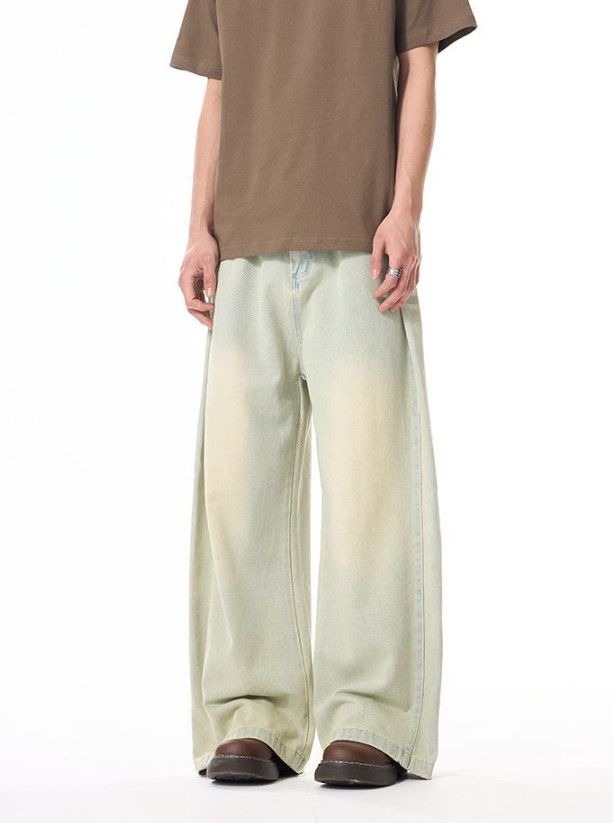Jean Retro American high street baggy wide-leg jeans for men Size US 32 / EU 48 - 2 Thumbnail